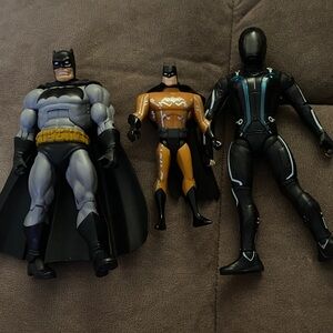 Batman Action Figure Set - Black, Gray, Orange